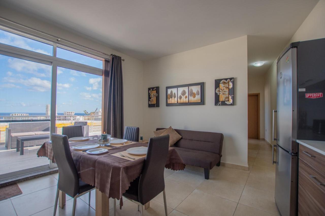 Kernice Penthouse With Sea And Country Views Of Xghajra Kültér fotó
