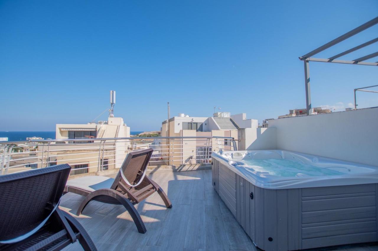 Kernice Penthouse With Sea And Country Views Of Xghajra Kültér fotó
